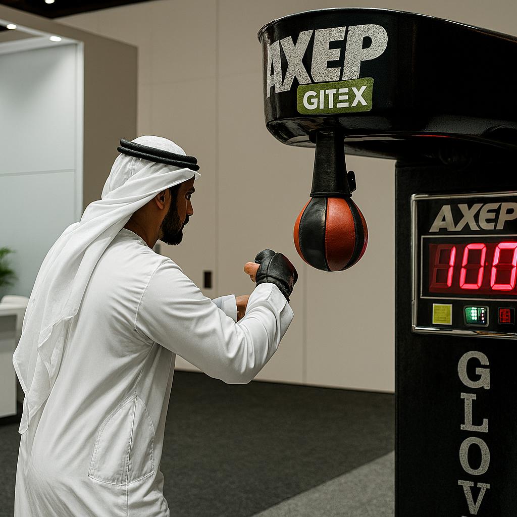 EXPLORE BOXING MACHINE FROM MIRROR BOOTH EVENT SERVICES L.L.C, PROVIDING TOP EVENT SERVICES IN DUBAI.